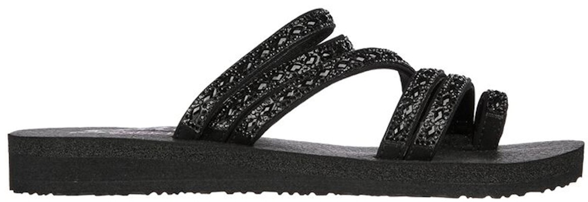 (Women) Skechers Meditation Sandal 'Fashion Black' 119287-BBK Order (Women) Skechers Meditation Sandal 'Fashion Black' 119287-BBK