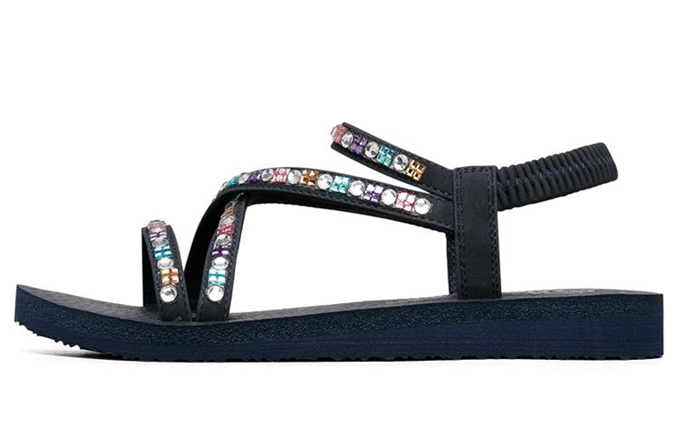 (Women) Skechers Meditation Sandal 'Fashion Blue' 119144-NVY