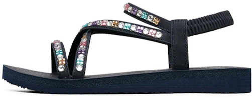 (Women) Skechers Meditation Sandal 'Fashion Blue' 119144-NVY (Women) Skechers Meditation Sandal 'Fashion Blue' 119144-NVY