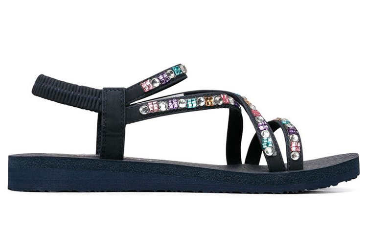Order (W) Sandal Skechers Meditasi 'Fashion Blue' 119144-NVY
