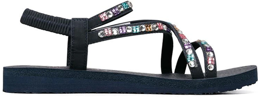 (W) Sandal Skechers Meditasi 'Fashion Blue' 119144-NVY Order (W) Sandal Skechers Meditasi 'Fashion Blue' 119144-NVY