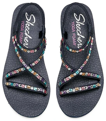 (W) Sandal Skechers Meditasi 'Fashion Blue' 119144-NVY Shop (W) Sandal Skechers Meditasi 'Fashion Blue' 119144-NVY