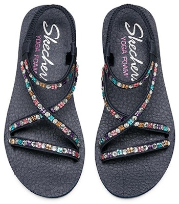(Women) Skechers Meditation Sandal 'Fashion Blue' 119144-NVY Shop (Women) Skechers Meditation Sandal 'Fashion Blue' 119144-NVY