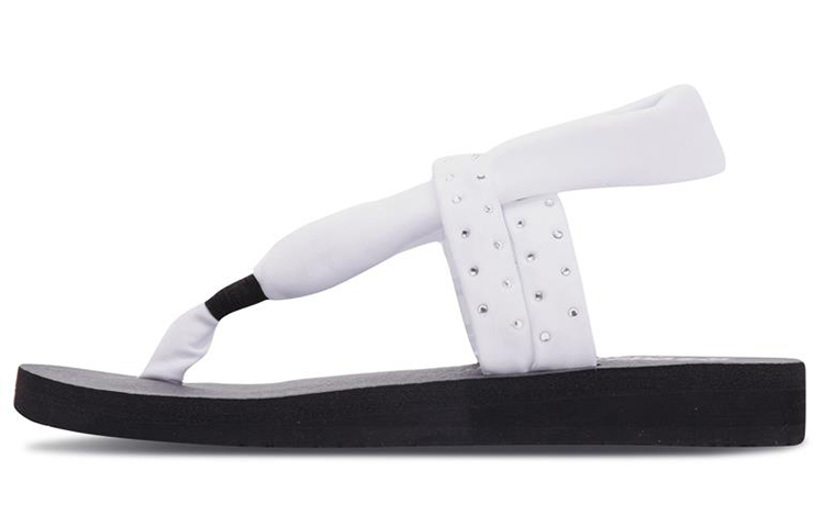 (Women) Skechers Meditation Sandal 'Fashion Strap White' 38612-WHT