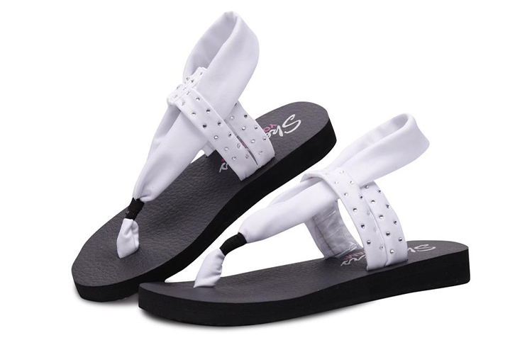 Lookbook (W) Skechers Sandal Meditasi 'Fashion Strap Putih' 38612-WHT