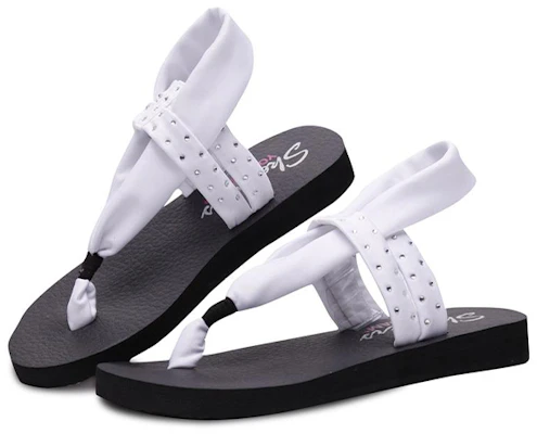 (W) Skechers Sandal Meditasi 'Fashion Strap Putih' 38612-WHT Lookbook (W) Skechers Sandal Meditasi 'Fashion Strap Putih' 38612-WHT