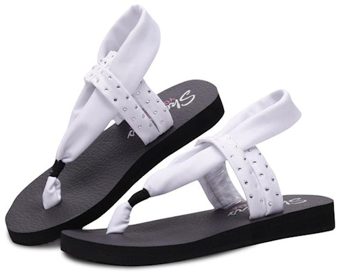 (Women) Skechers Meditation Sandal 'Fashion Strap White' 38612-WHT Lookbook (Women) Skechers Meditation Sandal 'Fashion Strap White' 38612-WHT