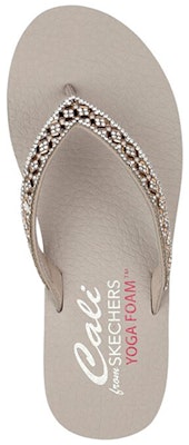 (Women) Skechers Meditation Sandal 'Grey' 119136-TPE Shop (Women) Skechers Meditation Sandal 'Grey' 119136-TPE