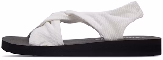 (Women) Skechers Meditation Sandal 'White' 31555-WHT (Women) Skechers Meditation Sandal 'White' 31555-WHT