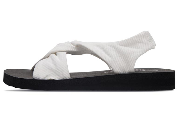 (Women) Skechers Meditation Sandal 'White' 31555-WHT