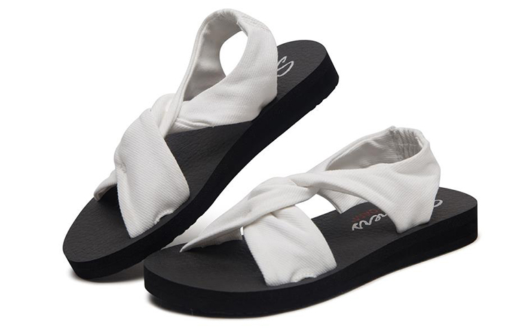 Lookbook (Women) Skechers Meditation Sandal 'White' 31555-WHT