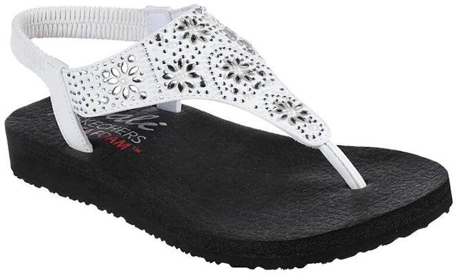 (Women) Skechers Meditation Sandal 'White Black' 119290-WHT Lookbook (Women) Skechers Meditation Sandal 'White Black' 119290-WHT