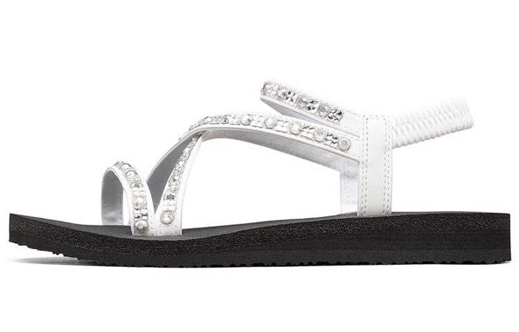 (Women) Skechers Meditation Sandal 'White Fashion' 119144-WHT