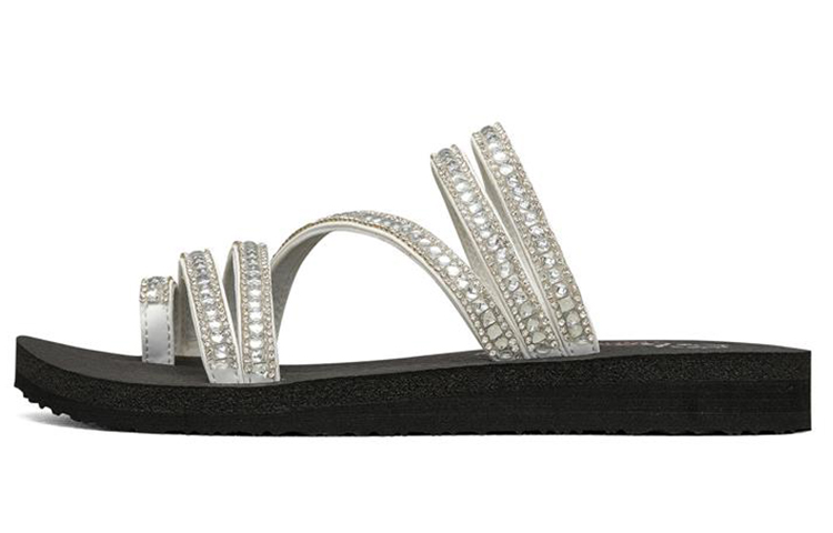 Buy (W) 스케쳐스 명상 샌들 '화이트 패션' (or shorter: 스케쳐스 명상 샌들 '화이트') 31761-WHT