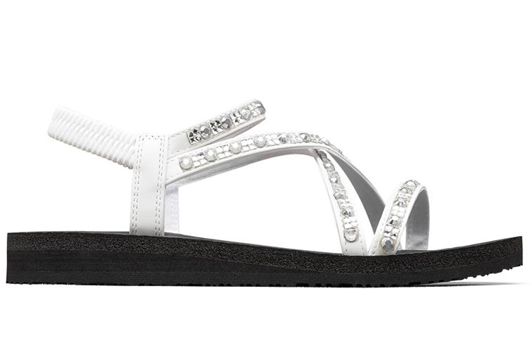 Order (W) Sandal Skechers Meditation 'Putih Fashion' 119144-WHT