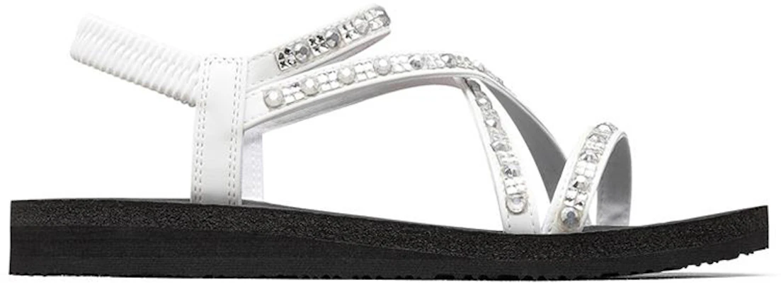 (W) Sandal Skechers Meditation 'Putih Fashion' 119144-WHT Order (W) Sandal Skechers Meditation 'Putih Fashion' 119144-WHT