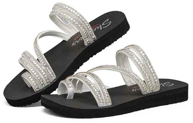 (W) Skechers Sandal Meditasi 'Putih Fashion' 31761-WHT Lookbook (W) Skechers Sandal Meditasi 'Putih Fashion' 31761-WHT