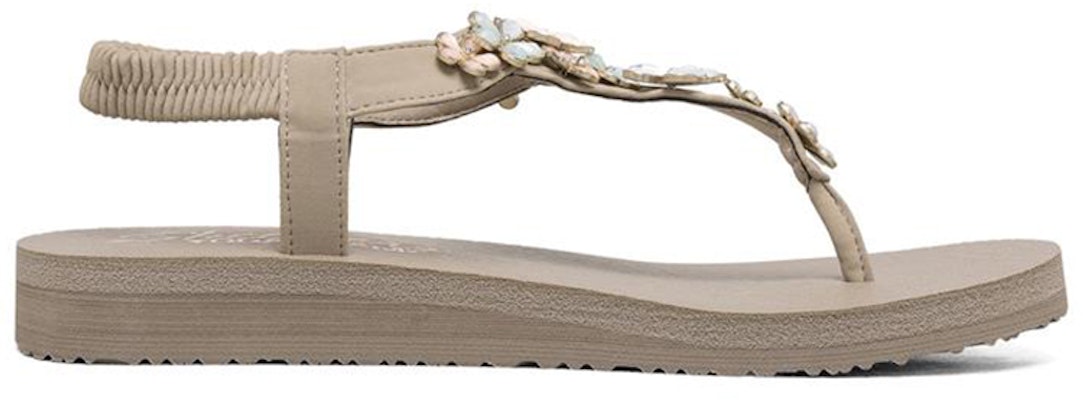 (Women) Skechers Meditation Sandals 'Natural' 32922-TPMT Order (Women) Skechers Meditation Sandals 'Natural' 32922-TPMT