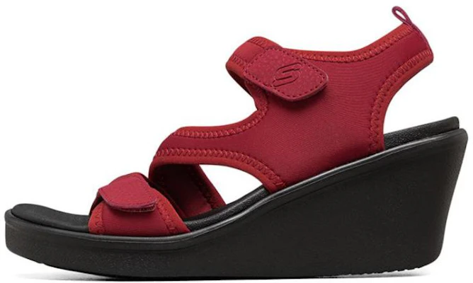 (Women) Skechers Meditation Sandals 'Red' 33213-RED Buy (Women) Skechers Meditation Sandals 'Red' 33213-RED