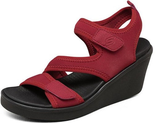 (Women) Skechers Meditation Sandals 'Red' 33213-RED Lookbook (Women) Skechers Meditation Sandals 'Red' 33213-RED