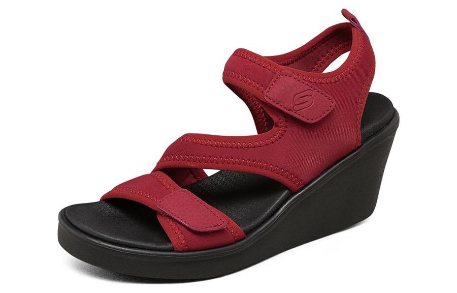 Lookbook (Women) Skechers Meditation Sandals 'Red' 33213-RED