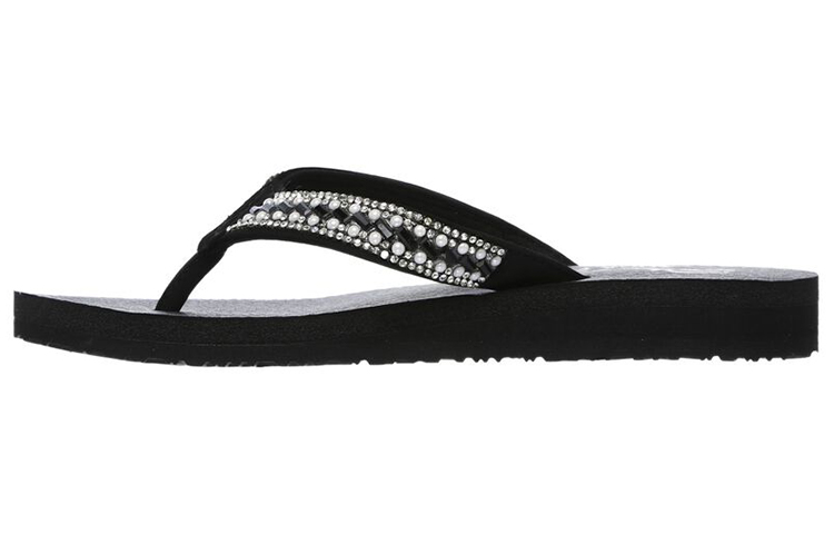 (Women) Skechers Meditation Slipper 'Black' 31561-BLK