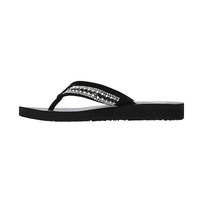 (W) Skechers Meditation Slipper 'Black'