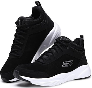 (W) 스케쳐스 메리디안 블랙 미드탑 (Skechers Meridian Black Mid-Top) 66666128-BKW Lookbook (W) 스케쳐스 메리디안 블랙 미드탑 (Skechers Meridian Black Mid-Top) 66666128-BKW