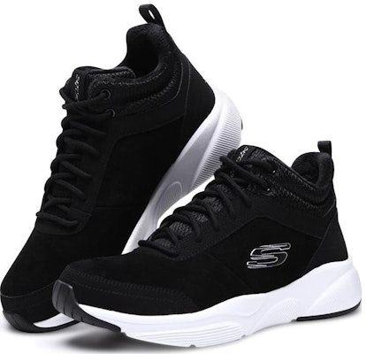 (Women) Skechers Meridian 'Black Mid-Top' 66666128-BKW Lookbook (Women) Skechers Meridian 'Black Mid-Top' 66666128-BKW