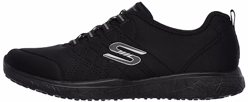 (Women) Skechers Microburst - On the Edge 'All Black' 23315-BBK (Women) Skechers Microburst - On the Edge 'All Black' 23315-BBK