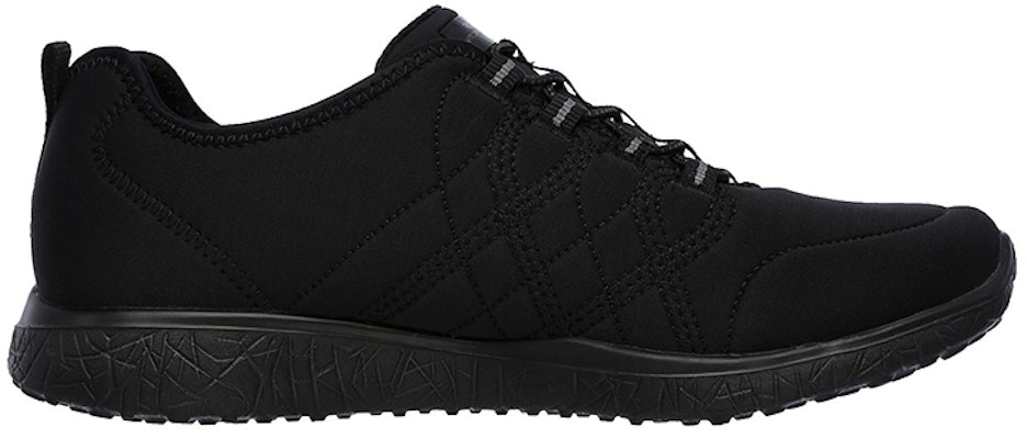 (Women) Skechers Microburst - On the Edge 'All Black' 23315-BBK Order (Women) Skechers Microburst - On the Edge 'All Black' 23315-BBK