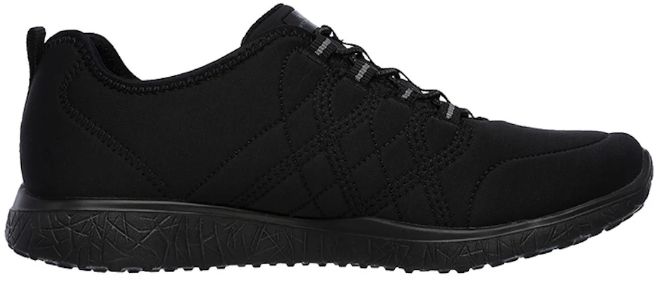 (Women) Skechers Microburst - On the Edge 'All Black' 23315-BBK Order (Women) Skechers Microburst - On the Edge 'All Black' 23315-BBK