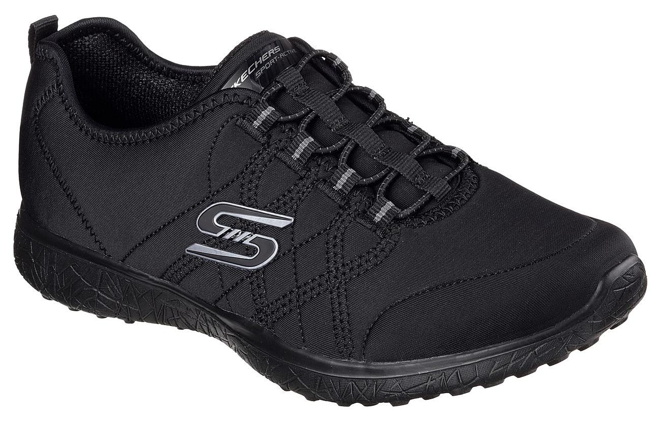Lookbook (Women) Skechers Microburst - On the Edge 'All Black' 23315-BBK