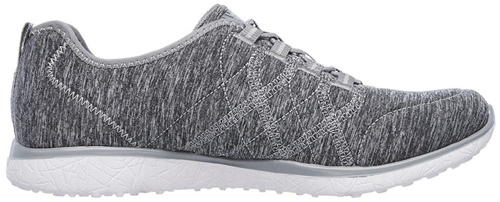 (Women) Skechers Microburst - On the Edge 'Grey' 23315-GRY Order (Women) Skechers Microburst - On the Edge 'Grey' 23315-GRY