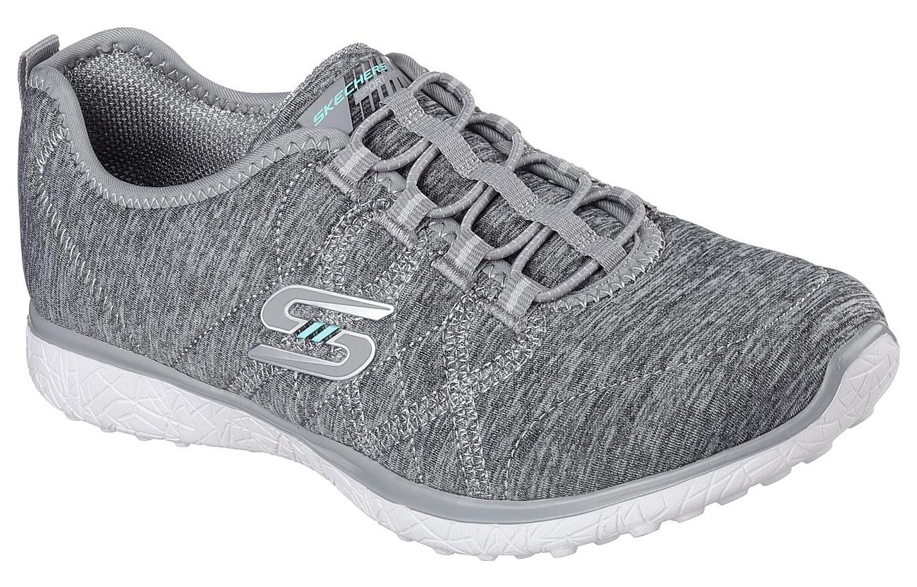 Lookbook (Women) Skechers Microburst - On the Edge 'Grey' 23315-GRY