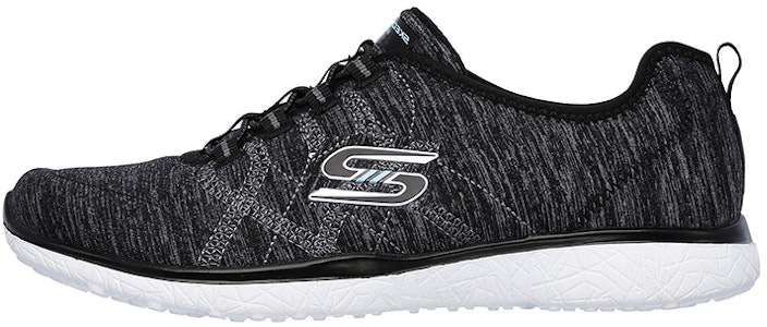 (W) 스케쳐스 마이크로버스트 슬립온 (블랙/화이트) 23315-BKW Buy (W) 스케쳐스 마이크로버스트 슬립온 (블랙/화이트) 23315-BKW