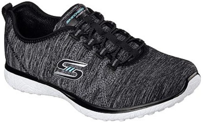 (Women) Skechers Microburst - On the Edge Slip-On 'Black White' 23315-BKW Lookbook (Women) Skechers Microburst - On the Edge Slip-On 'Black White' 23315-BKW
