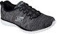 (W) Skechers Microburst - On the Edge Slip-On 'Hitam Putih' 23315-BKW