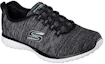 Lookbook (Women) Skechers Microburst - On the Edge Slip-On 'Black White' 23315-BKW
