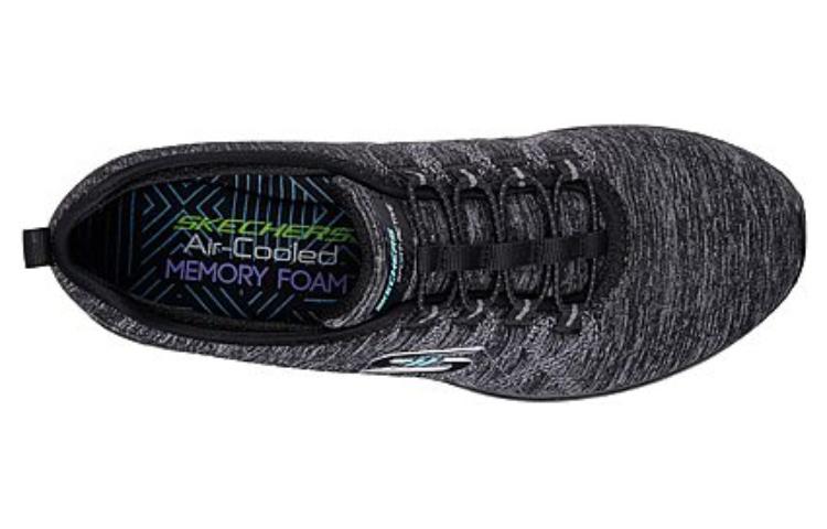 Shop (Women) Skechers Microburst - On the Edge Slip-On 'Black White' 23315-BKW