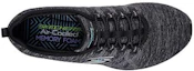 Shop (Women) Skechers Microburst - On the Edge Slip-On 'Black White' 23315-BKW