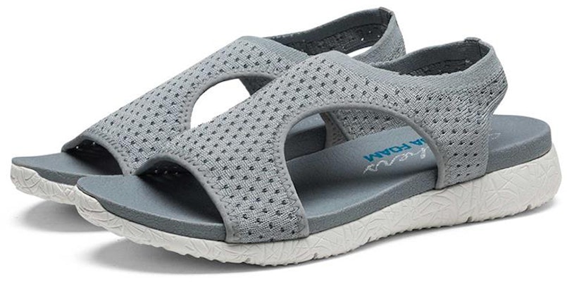 (W) (女性用)スケッチャーズ マイクロバースト2.0 'ビーチスポーツサンダル グレー' 39056-LTGY 39056-LTGY Lookbook (W) (女性用)スケッチャーズ マイクロバースト2.0 'ビーチスポーツサンダル グレー' 39056-LTGY 39056-LTGY