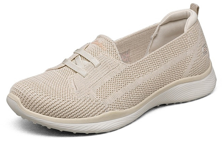 Lookbook (W) 斯凯奇 Microburst 2.0 棕色懒人鞋 104136-NAT