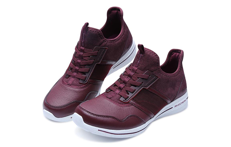 Lookbook (Women) Skechers Microburst 2.0 'Burgundy Comfort' 66666071-BURG
