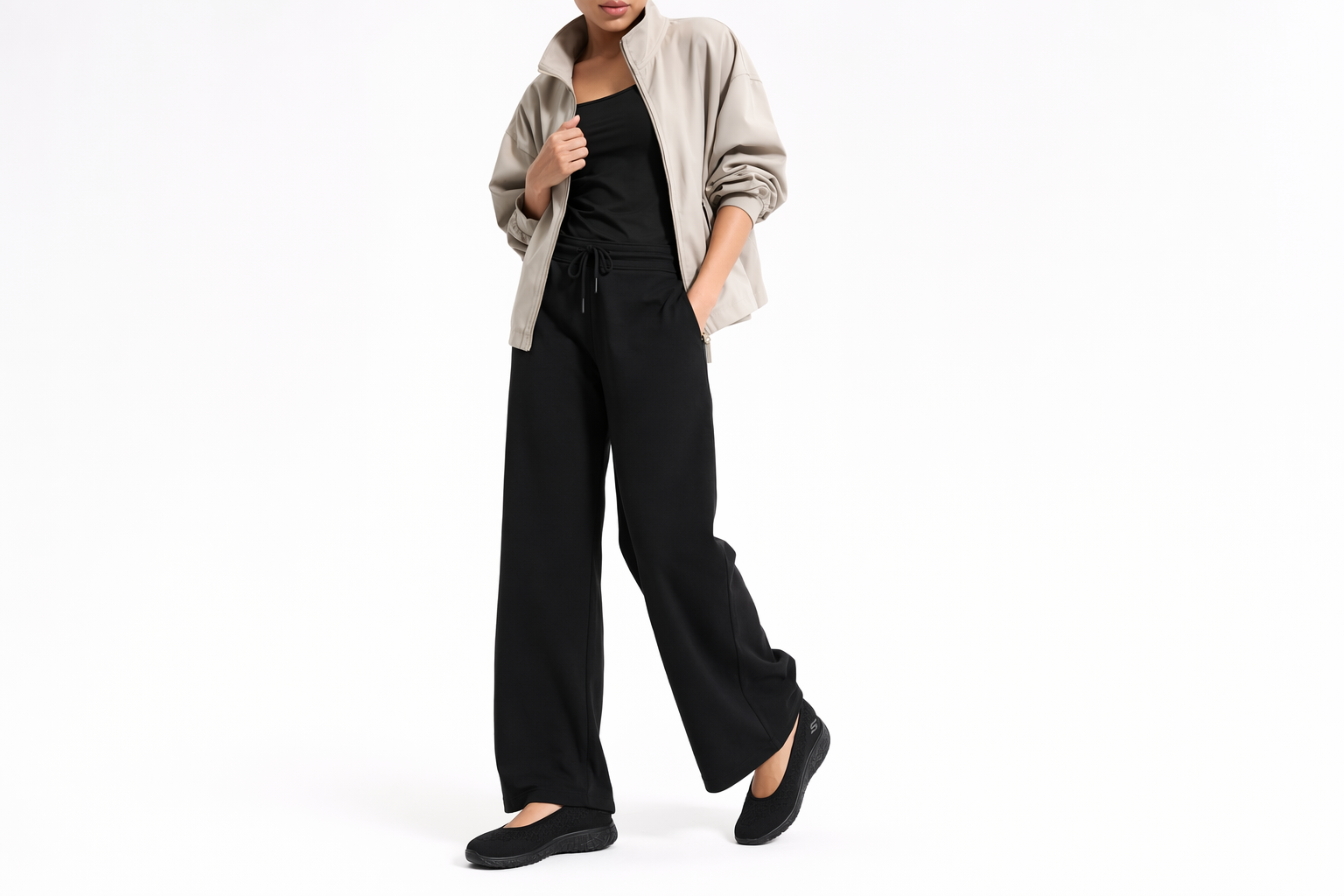 Order Skechers 女士 Microburst 一脚蹬运动休闲鞋 女款 黑色
