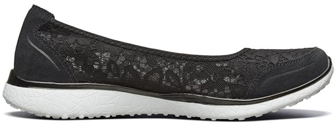 (Women) Skechers Microburst 'Black Casual Slip-On' 23581-BKW Order (Women) Skechers Microburst 'Black Casual Slip-On' 23581-BKW