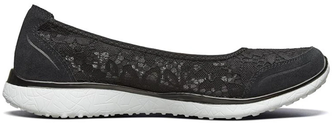 (Women) Skechers Microburst 'Black Casual Slip-On' 23581-BKW Order (Women) Skechers Microburst 'Black Casual Slip-On' 23581-BKW