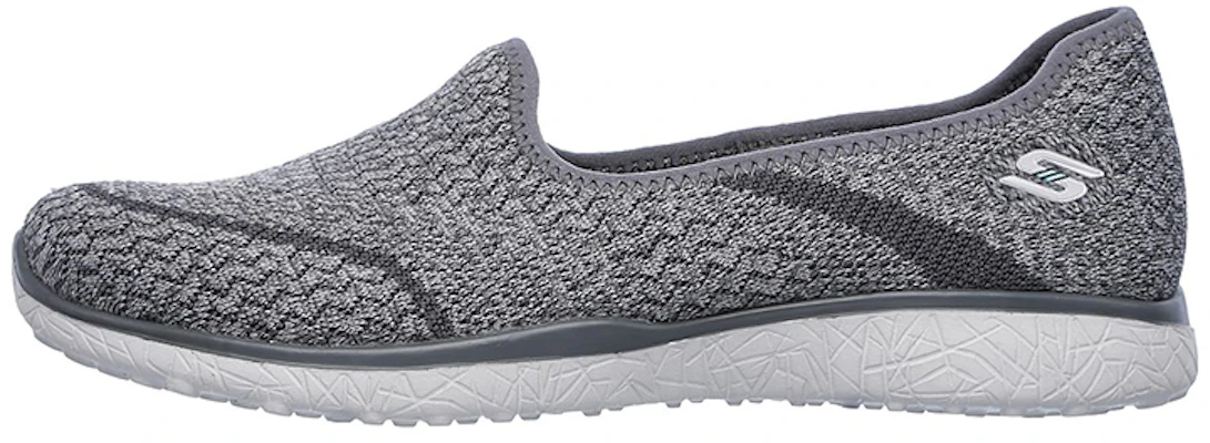 (Women) Skechers Microburst 'Grey Slip-On' 23308-GRY Buy (Women) Skechers Microburst 'Grey Slip-On' 23308-GRY