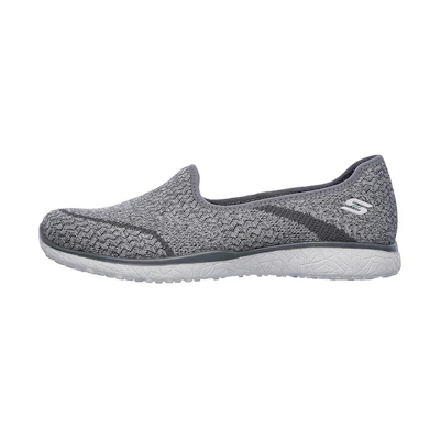 (W) Skechers Microburst 'Grey Slip-On'