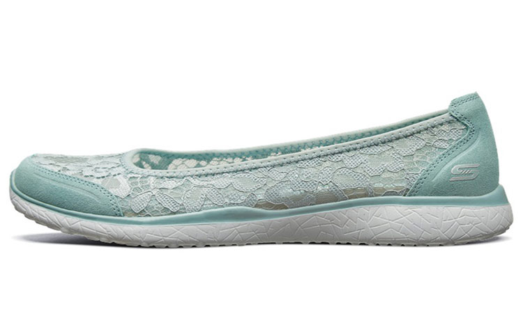 (Women) Skechers Microburst 'Mint Green Lace' 23581-SAGE